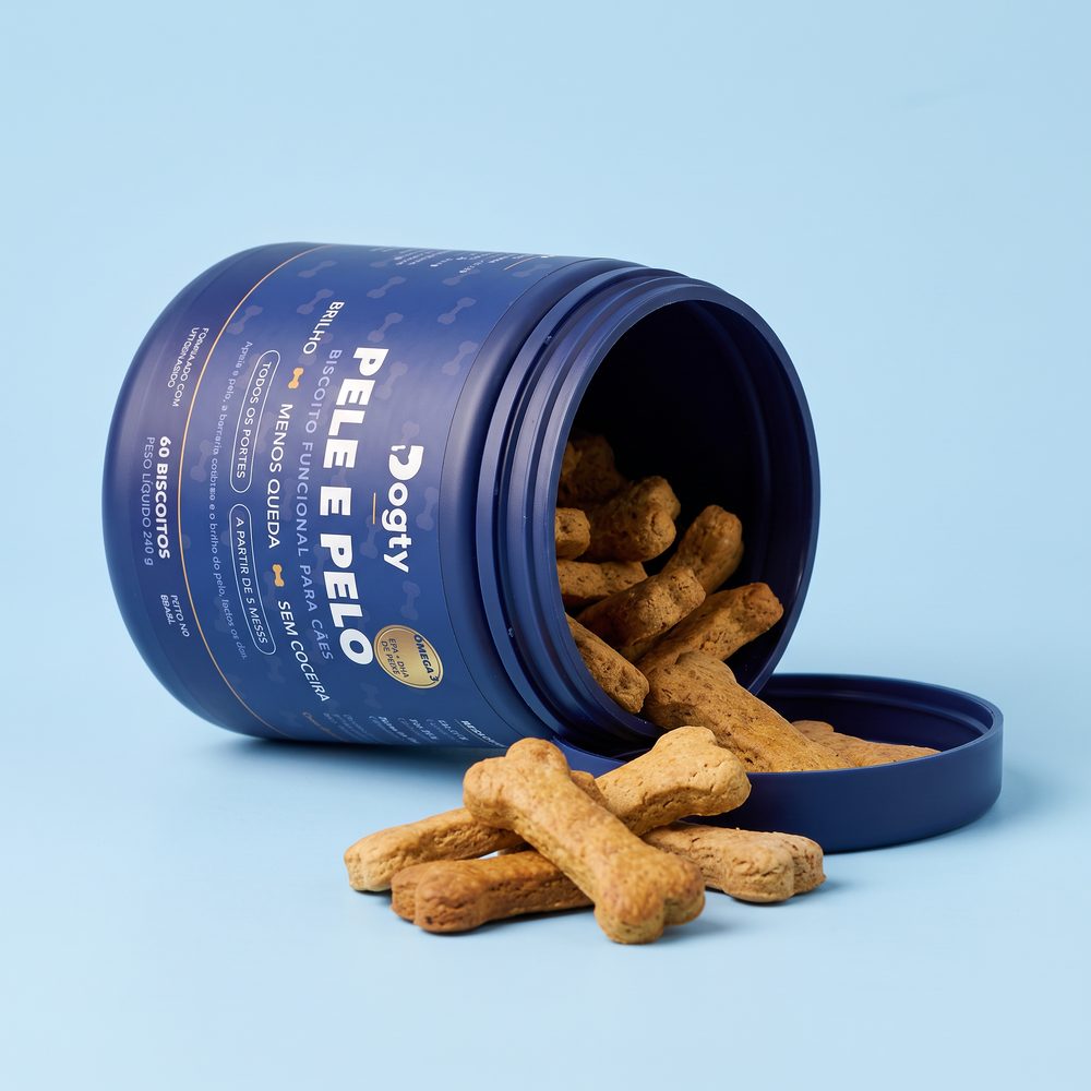 Biscoitos Dogty em formato de osso