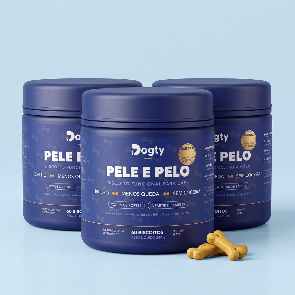Kit com 3 potes Dogty